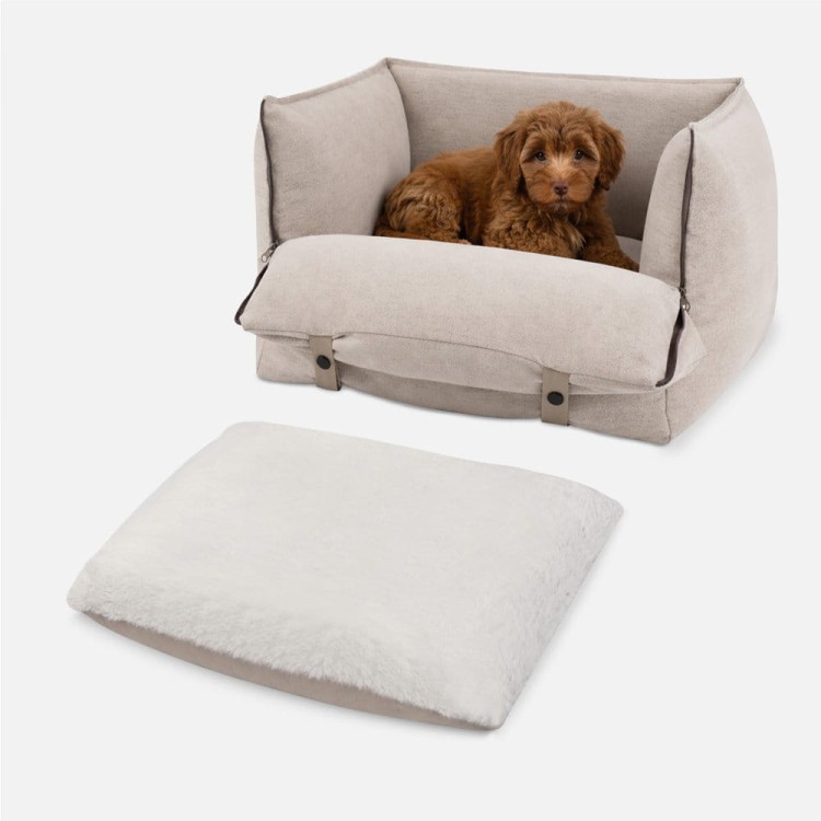 ODYSSEY 2w1 sand - Legowisko dla zwierząt i fotelik samochodowy