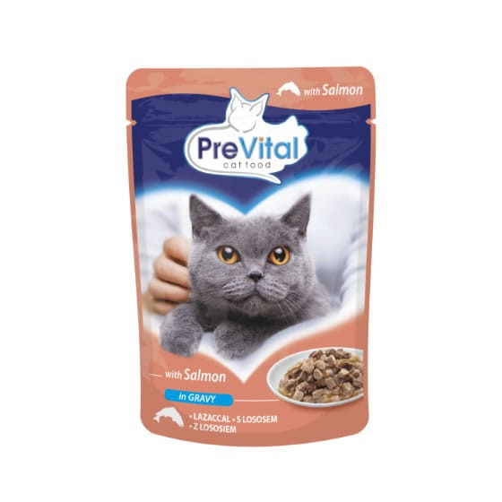 Karma dla kota PreVital mix smaków 100 g (24 sztuki)