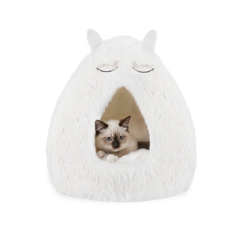 KITTY snow - Domek pluszowy dla kota