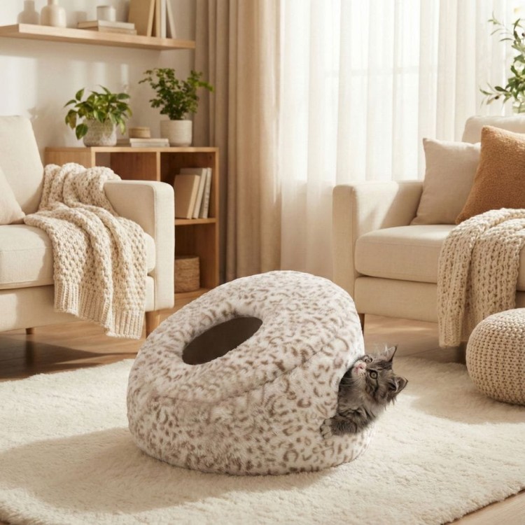 CAVE panther -domek dla kota z dwoma wejściami