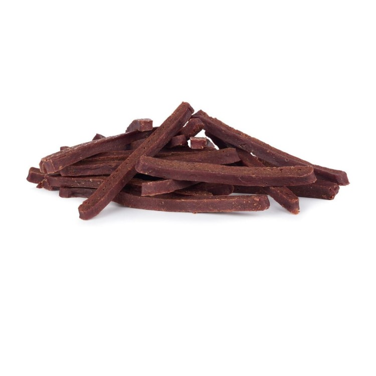 Premium Snacks Przysmak dla psa - Paski z jagnięciny ze spiruliną 170 g