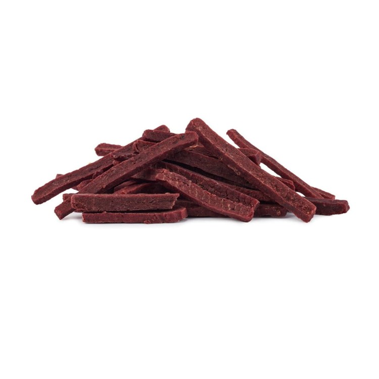 Premium Snacks Przysmak dla psa - Paski z jelenia 170 g