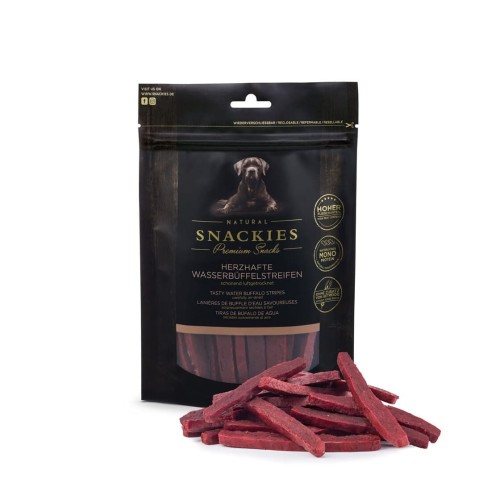 Premium Snacks Przysmak dla psa - Paski z bawołu wodnego 170 g