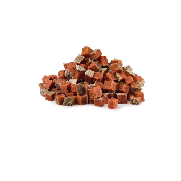 Premium Snacks Przysmak dla psa - Kostki z łososia 170 g