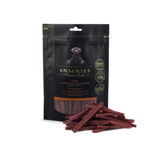 Premium Snacks Przysmak dla psa - Paski z jagnięciny 170 g