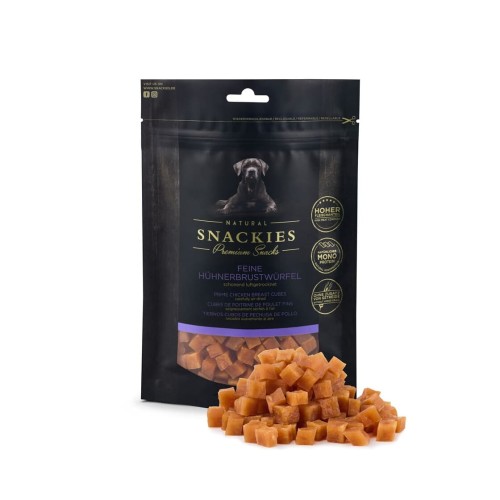 Premium Snacks Przysmak dla psa - Kostki z piersi kurczaka 180 g