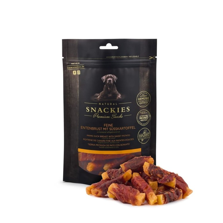 Premium Snacks Przysmak dla psa - Kaczka z batatem 170 g