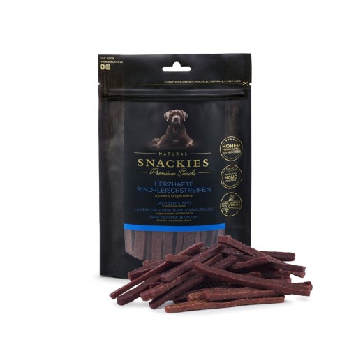 Premium Snacks Przysmak dla psa - Paski wołowe 170 g