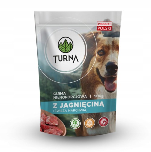 Karma dla psa TURNA saszetka 500g jagnięcina