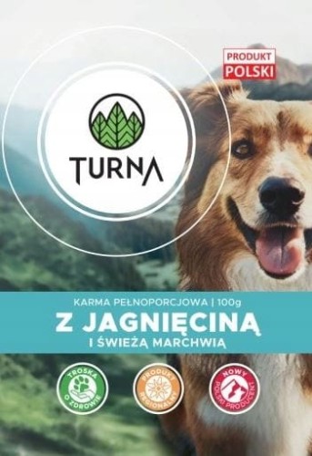 Karma dla psa TURNA saszetka 100g jagnięcina