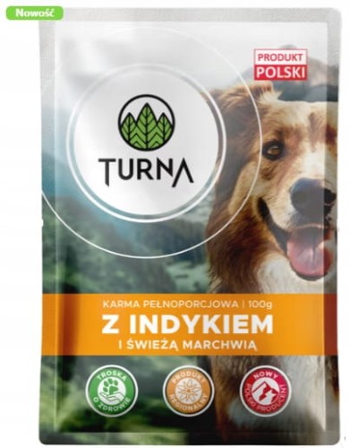 Karma dla psa TURNA saszetka 100g indyk