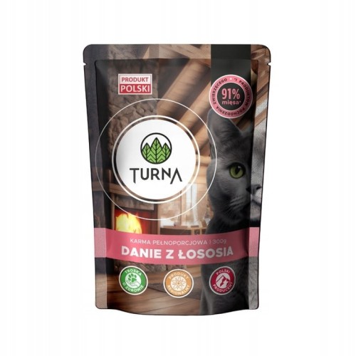 Karma mokra TURNA łosoś dla kota 300 g