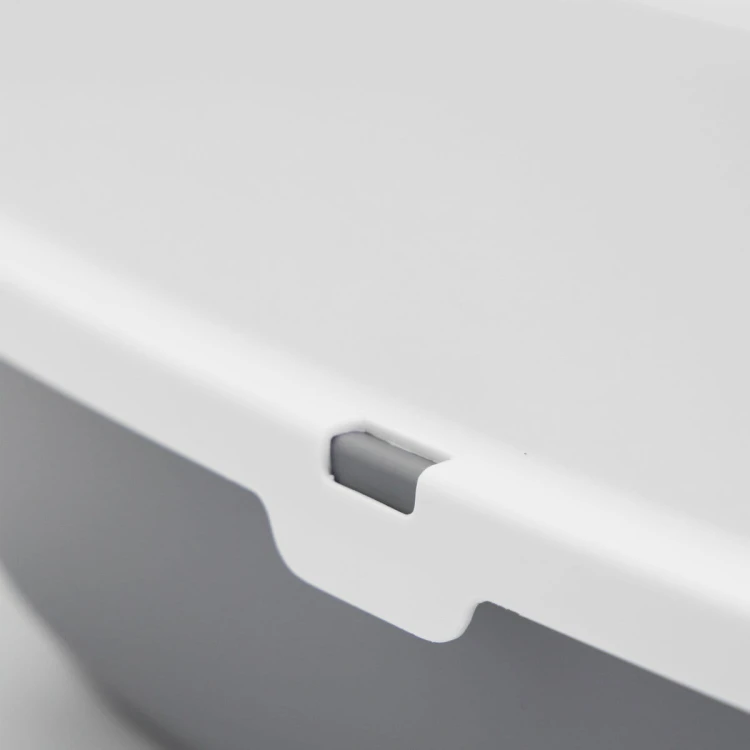 Kuweta z łopatką GRAY BAY - white/gray (S)