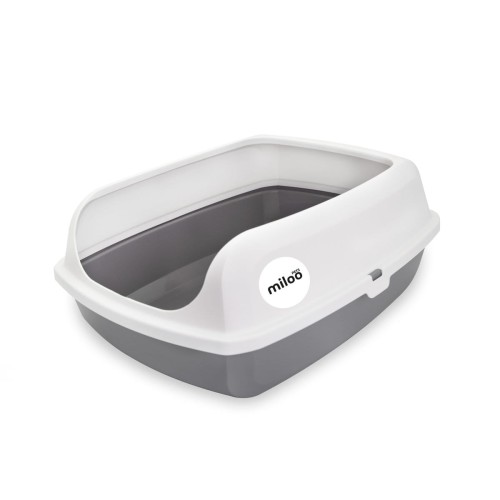 Kuweta z łopatką GRAY BAY - white/gray (M)