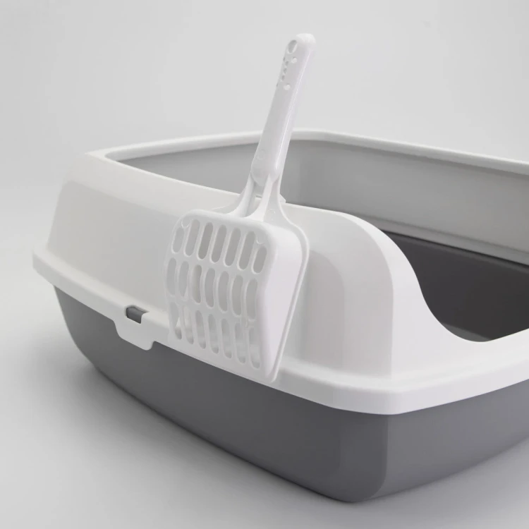 Kuweta z łopatką GRAY BAY - white/gray (M)