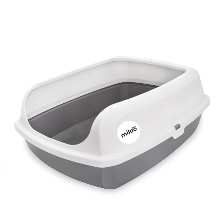 Kuweta z łopatką GRAY BAY - white/gray (L)