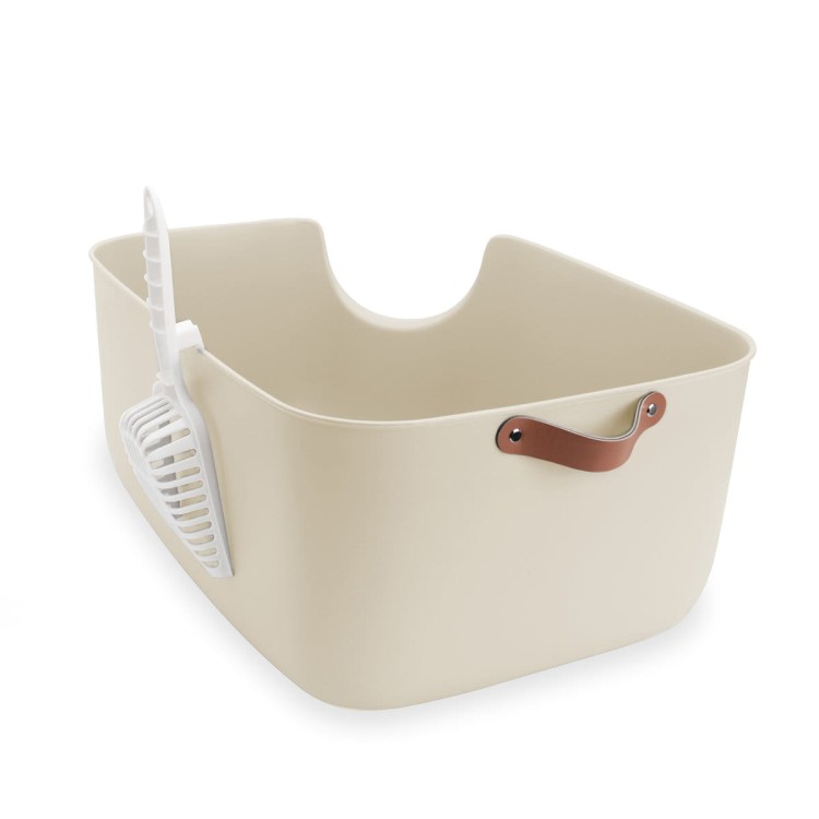 Kuweta narożna Carinio CORNER beige