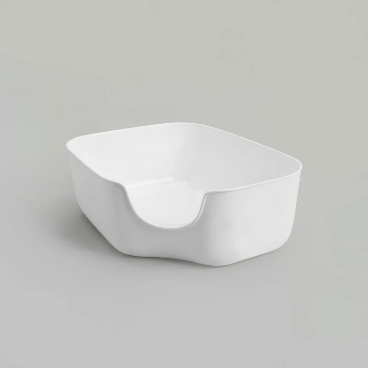 Kuweta narożna Carinio CORNER white