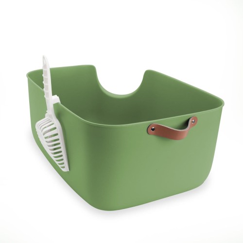 Kuweta narożna Carinio CORNER green