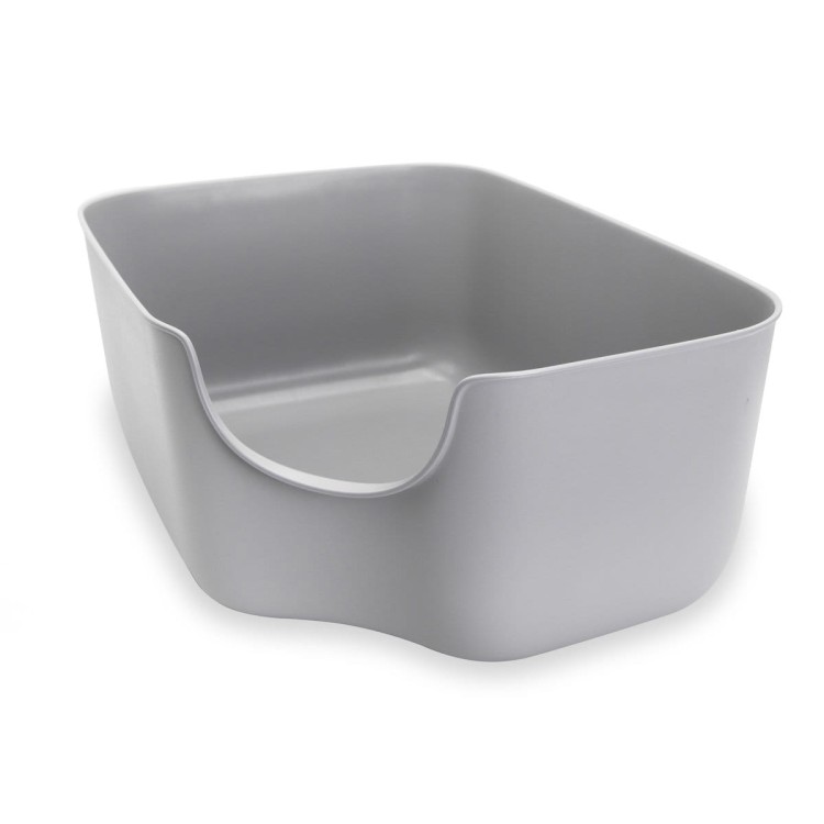 Kuweta narożna Carinio CORNER gray