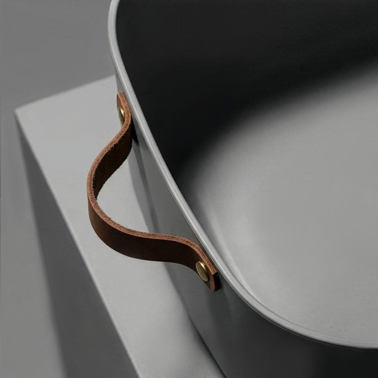 Kuweta narożna Carinio CORNER gray