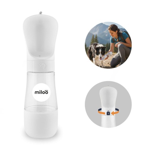 Butelka GoDrop 2w1 (320+170ml) - biały