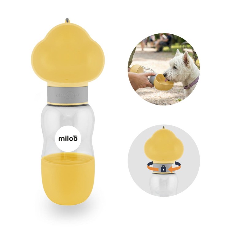 Butelka PawDuo (350 + 180 ml) - yellow