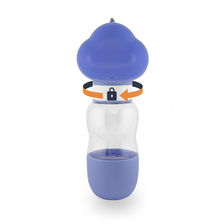 Butelka PawDuo (350 + 180 ml) - purple