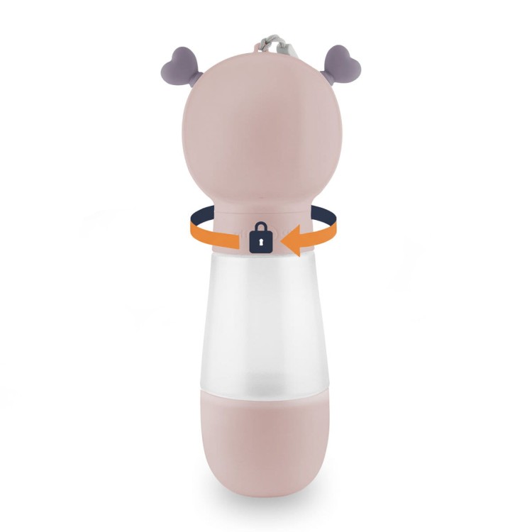 Butelka Amore Duo (350 + 180 ml) - pink