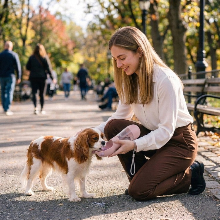 Butelka Amore Duo (350 + 180 ml) - pink