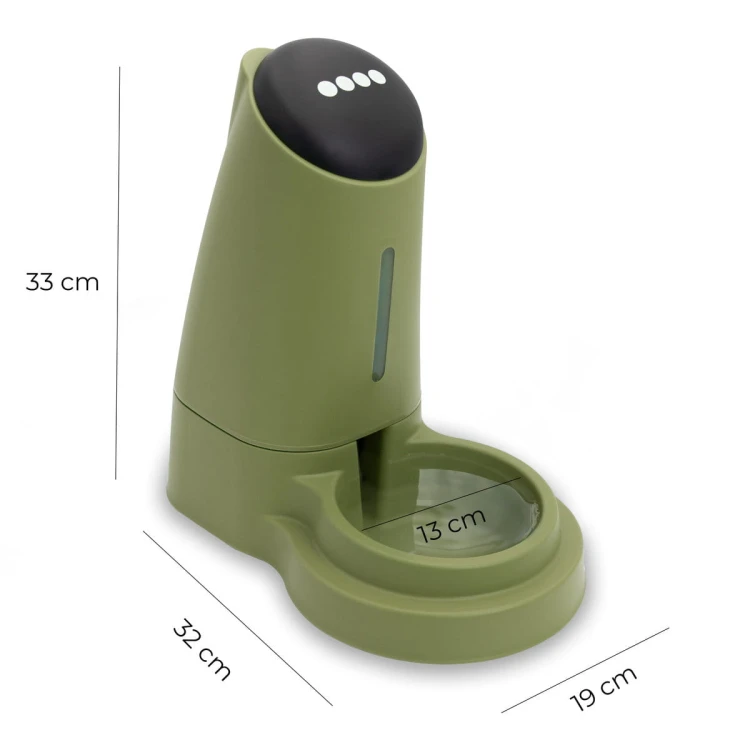 Dozownik wody Milopets PetPortion 3.2 l - green