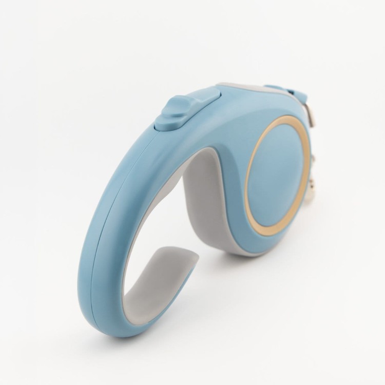 Smycz automatyczna Soft Control 5m - blue