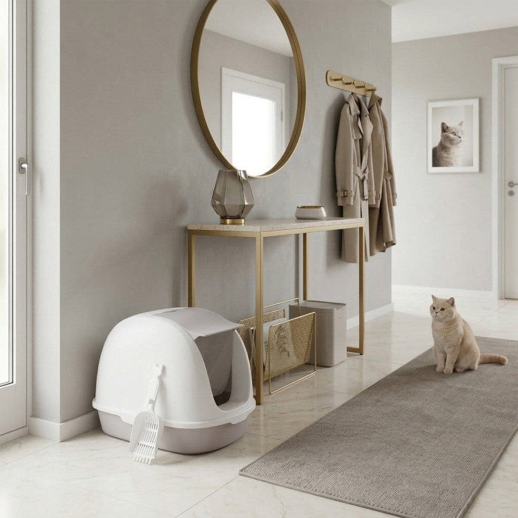 Kuweta z filtrem Carinio CAPSULE White XL