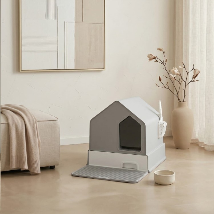 Kuweta zamknięta Carinio HOUSE Gentleman gray