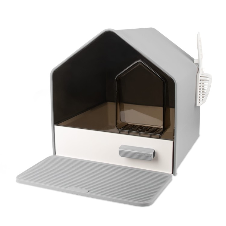 Kuweta zamknięta Carinio VILLA VIEW Gentleman gray