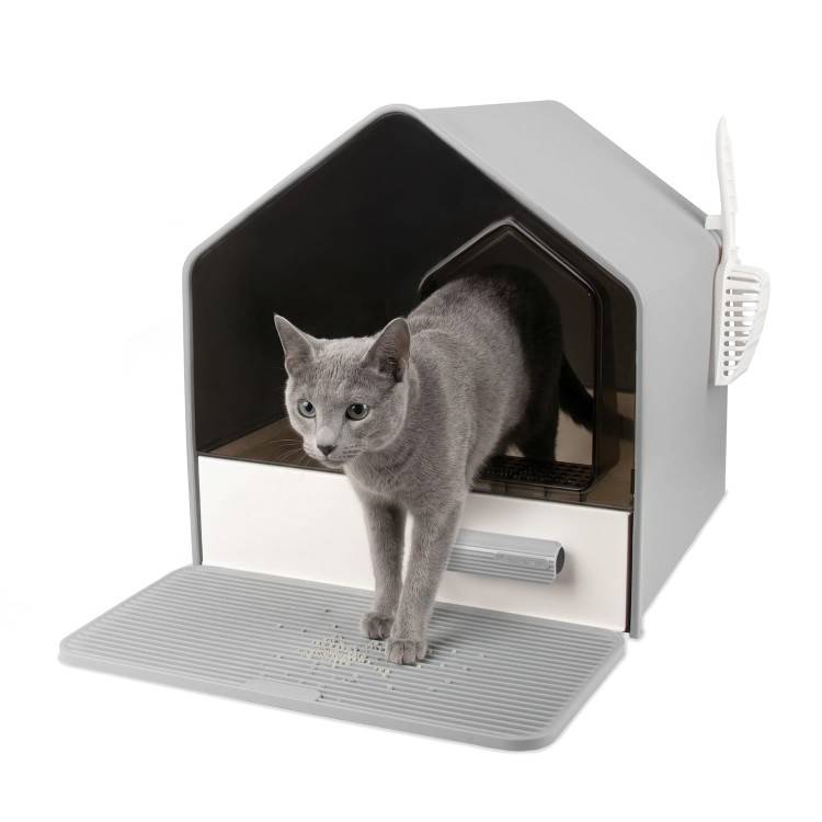 Kuweta zamknięta Carinio VILLA VIEW Gentleman gray