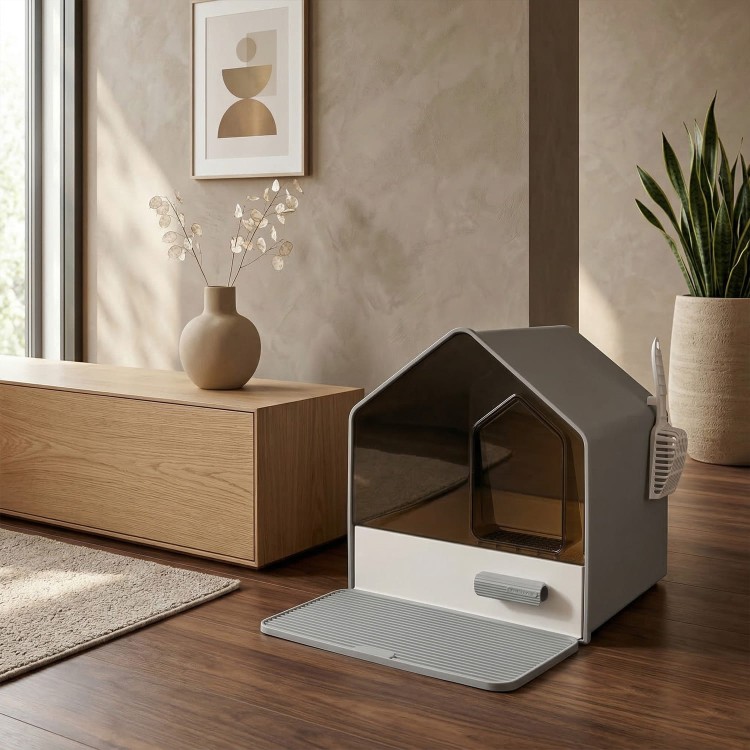 Kuweta zamknięta Carinio VILLA VIEW Gentleman gray