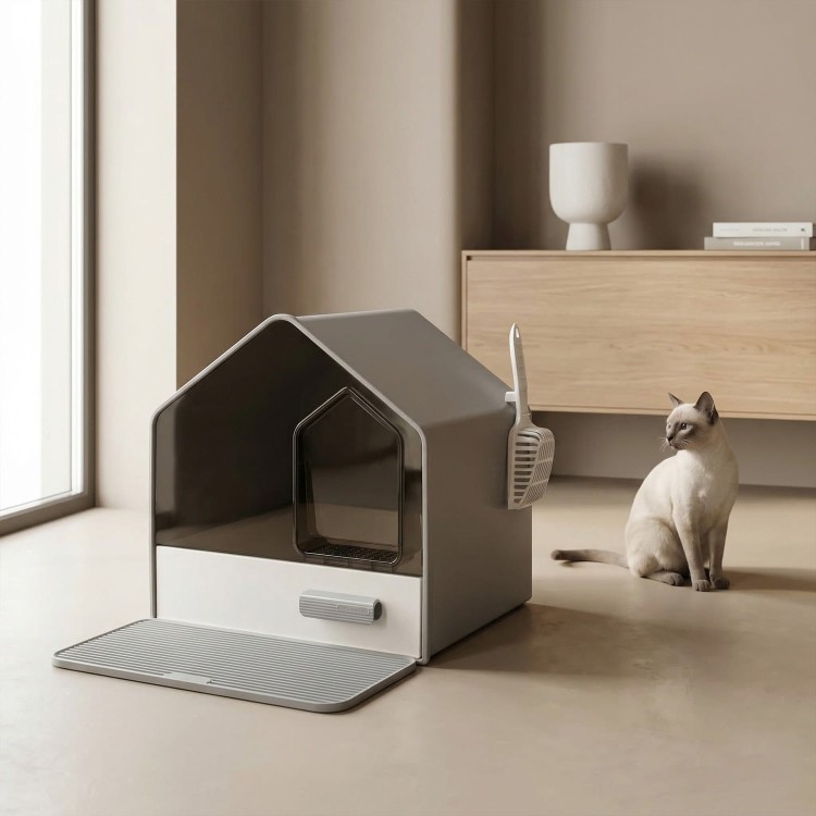 Kuweta zamknięta Carinio VILLA VIEW Gentleman gray