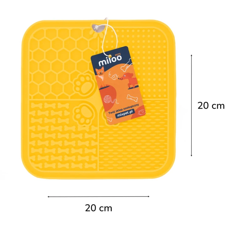 Mata do lizania 20x20 kwadrat imp żólta