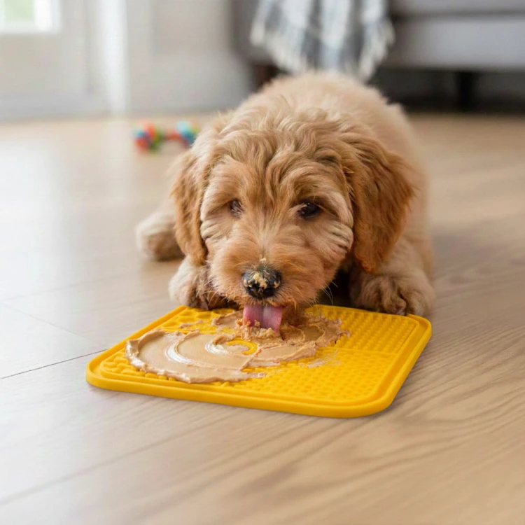 Mata do lizania 20x20 kwadrat imp żólta