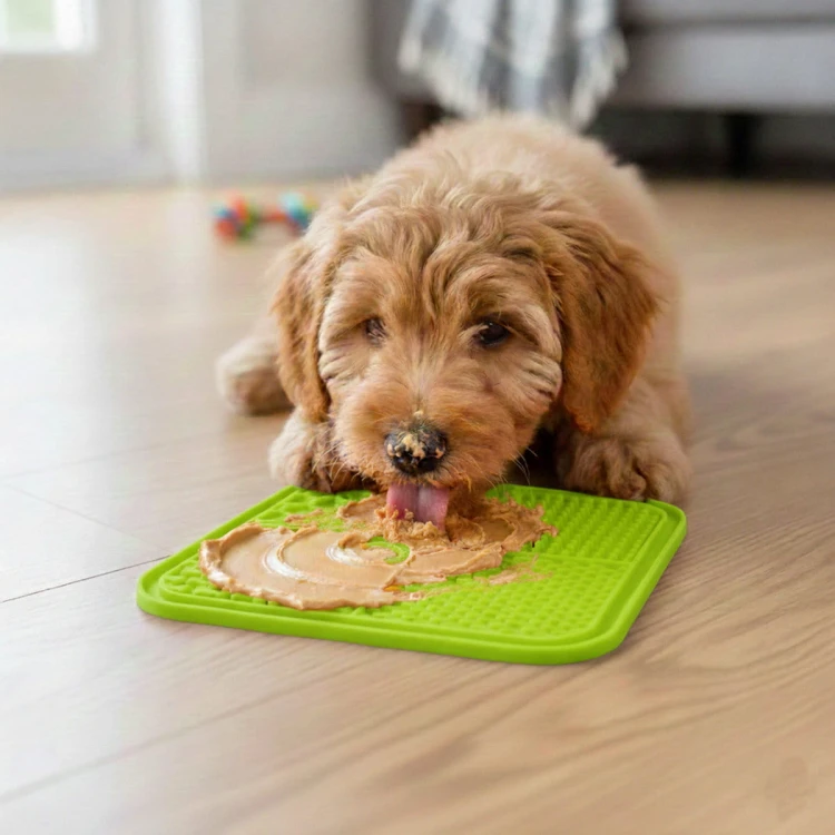 Mata do lizania 20x20 kwadrat imp jasna zielona