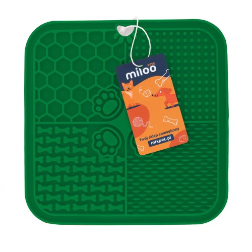 Mata do lizania 20x20 kwadrat imp ciemna zieleń