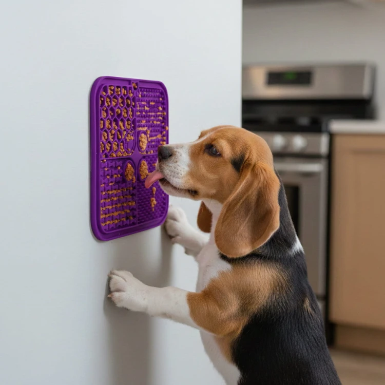 Mata do lizania 20x20 kwadrat imp fiolet