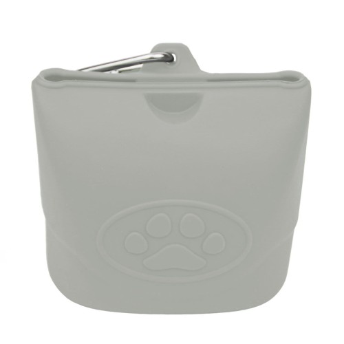 Silikonowe etui na przysmaki treserki szary