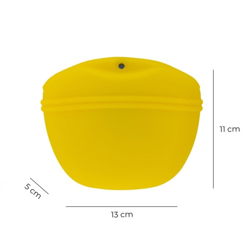 Silikonowe etui na przysmaki 2 żólty