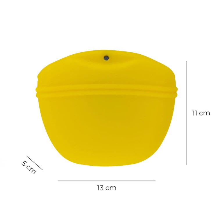 Silikonowe etui na przysmaki 2 żólty