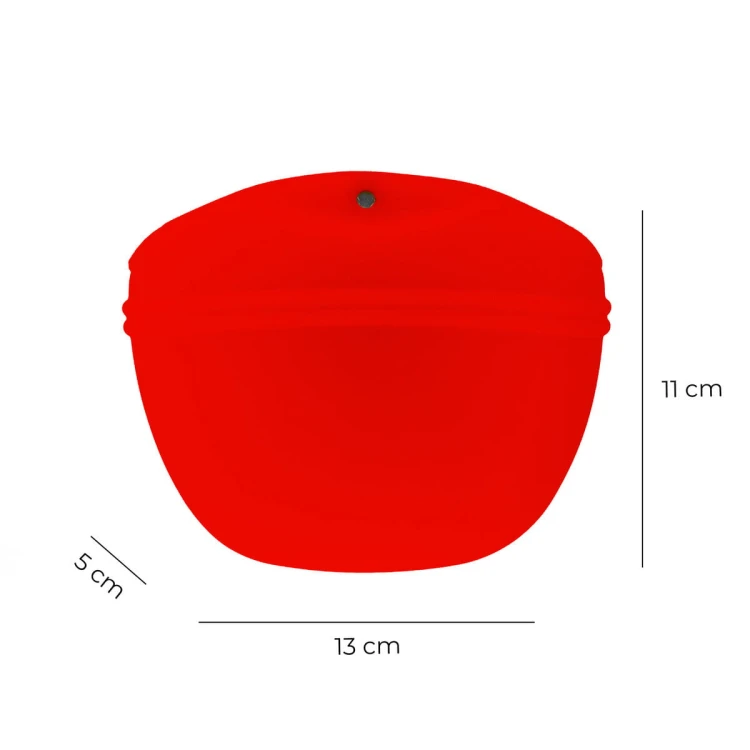 Silikonowe etui na przysmaki 2 czerwony