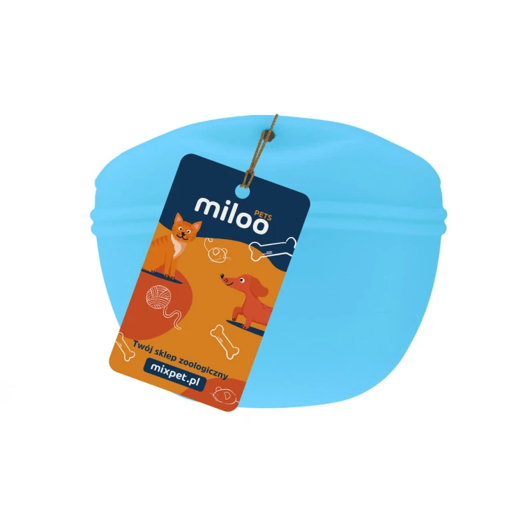 Silikonowe etui na przysmaki 2 jasno niebieski