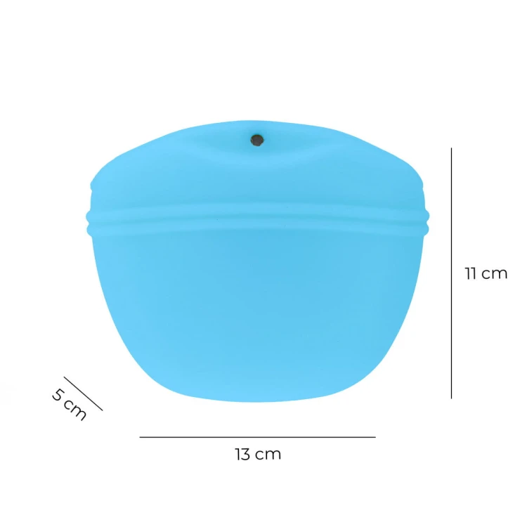 Silikonowe etui na przysmaki 2 jasno niebieski