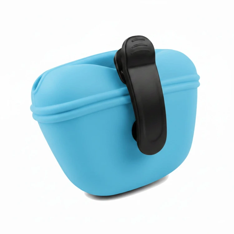 Silikonowe etui na przysmaki 2 jasno niebieski